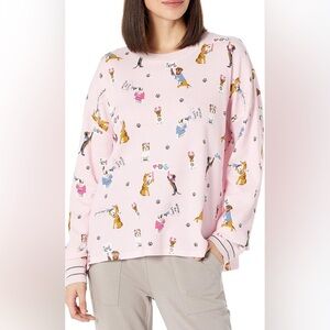 PJ Salvage Woof for Love Women's Pajama Top Sz.Small NWT